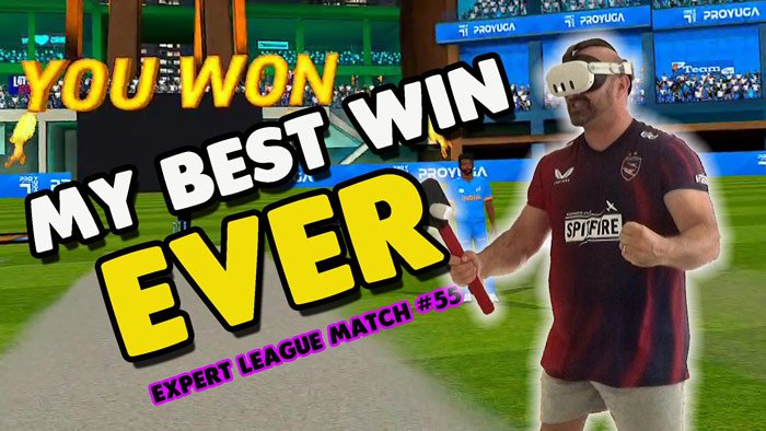 VR Cricket Guy Best Ever Win