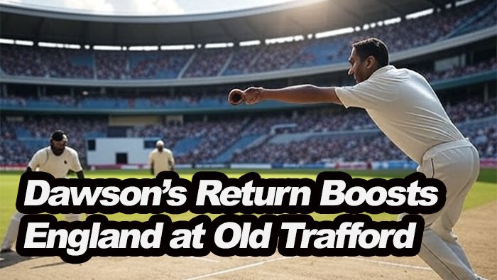 Dawson’s Return Boosts England at Old Trafford