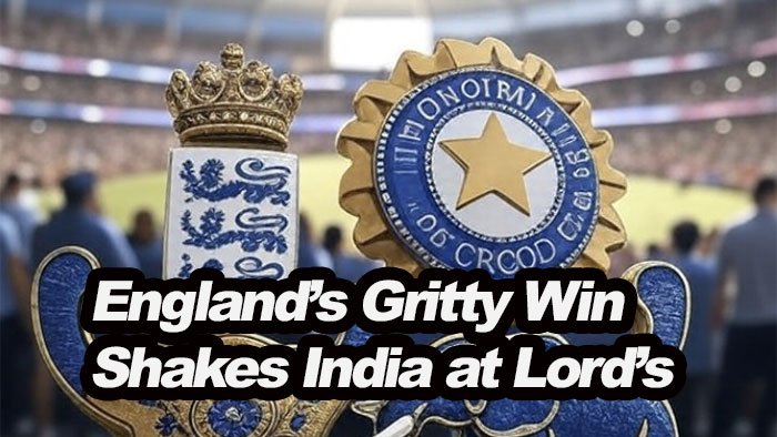 England’s Gritty Win Shakes India at Lord’s
