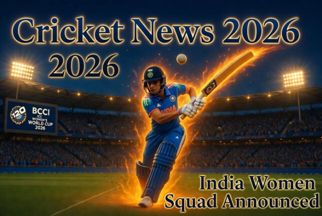 Cricket news India women T20 World Cup 2026 squad announcement stadium action
