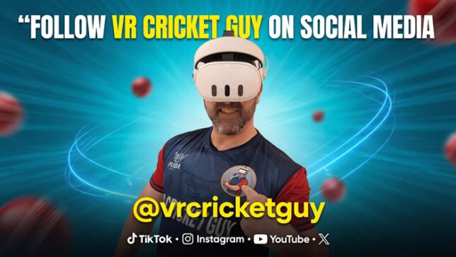 VR Cricket Guy Social Media