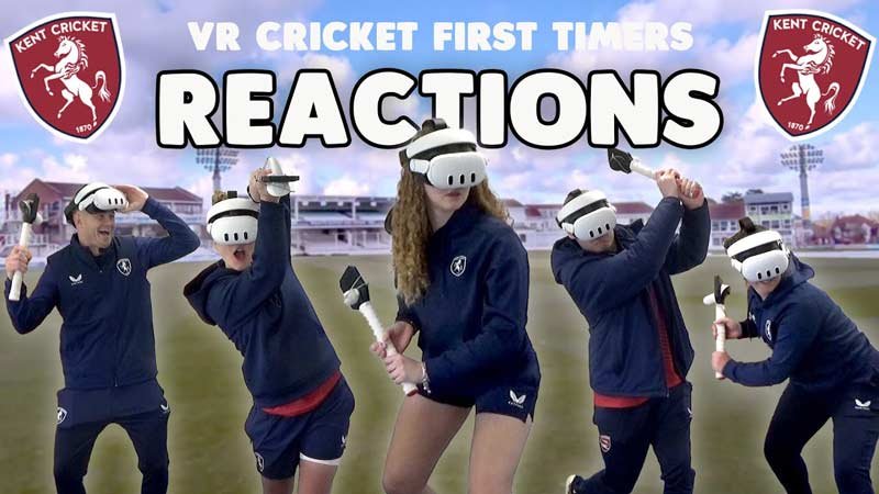 Kent Cricketers an VR Cricket