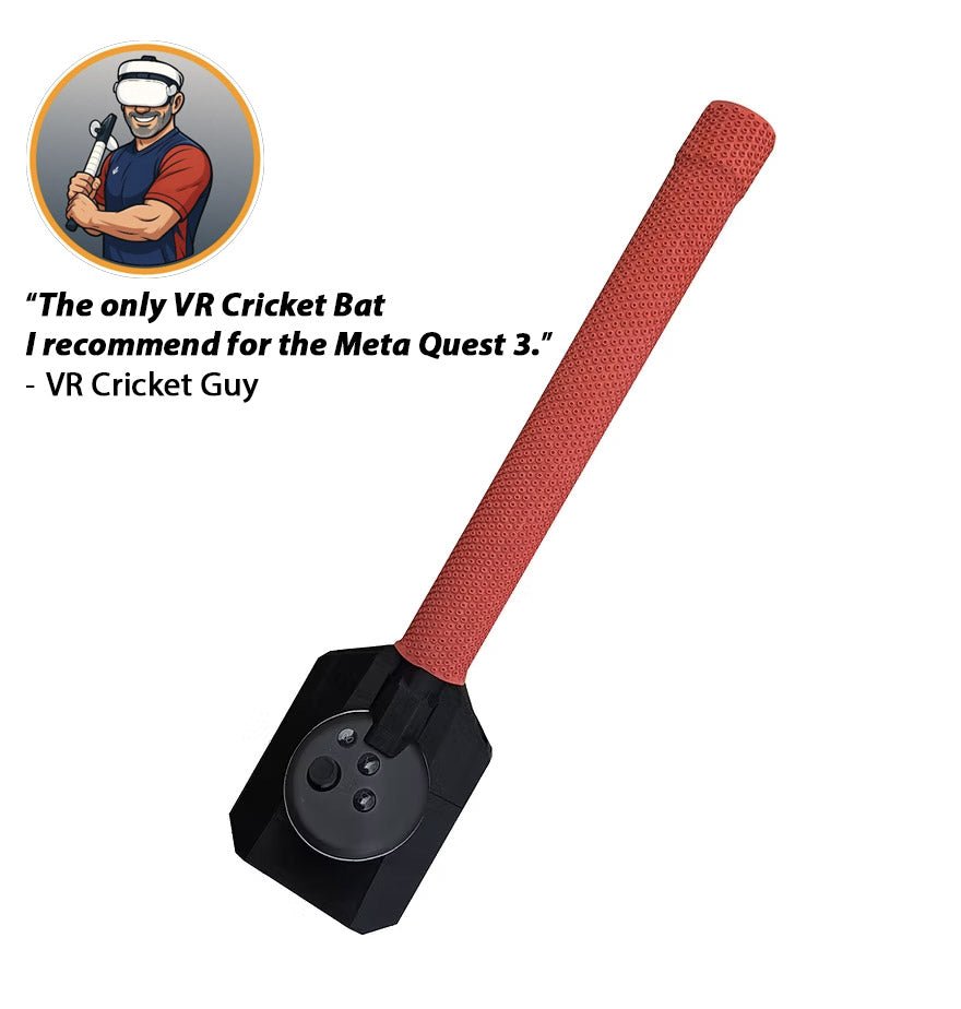 Meta Quest 3 and 3S VR Cricket Bat product photo from VR Merch Store