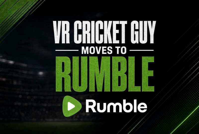 VR Cricket Guy moves to Rumble